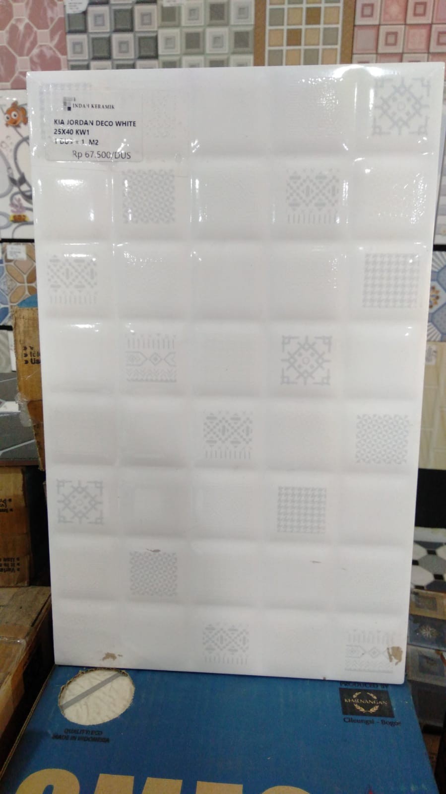 KIA Jordan Deco White 25x40